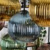 Koyoto Lampadario a sospensione, Lampada a sfera, Lampada a sospensione Écru, Nero, 8-Luci