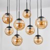 Gastor Lampadario a sospensione, Lampada a sfera, Lampada a sospensione Ambrato, 8-Luci