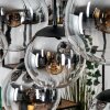 Gastor Lampadario a sospensione, Lampada a sfera, Lampada a sospensione Chiaro, Grigio fumo, 8-Luci