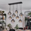 Gastor Lampadario a sospensione, Lampada a sfera, Lampada a sospensione Chiaro, Grigio fumo, 8-Luci