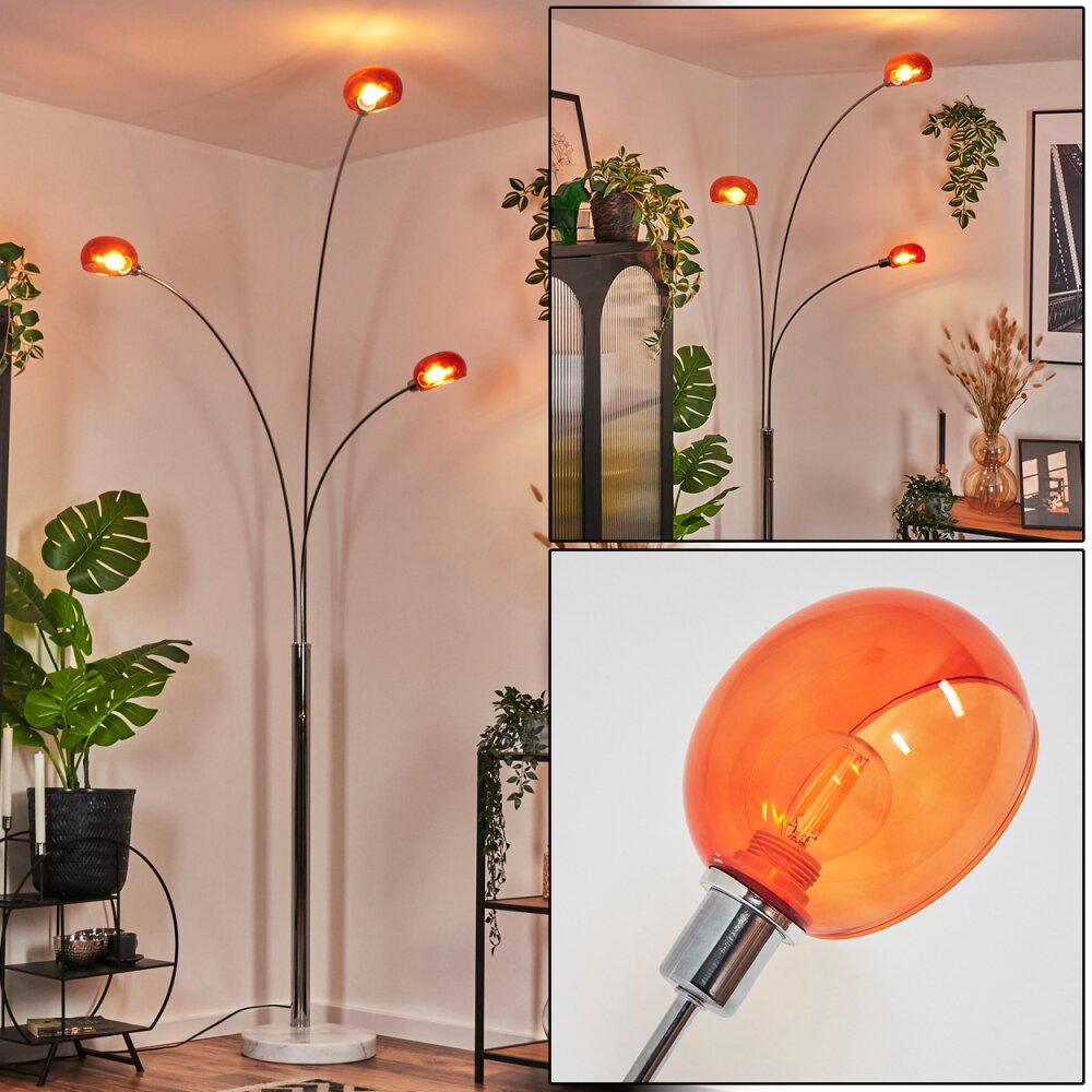 Nikkala Lampada da terra Cromo, Bianco, 3-Luci main product photo