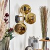 Koyoto Lampada a sfera, Applique Oro, Nero, 3-Luci