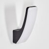 Gilan Lampada da parete per esterno, Applique LED Nero, 1-Luce