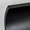 Grana Lampada da parete per esterno, Applique LED Nero, 2-Luci