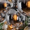 Gastor Lampadario a sospensione, Lampada a sfera, Lampada a sospensione Ambrato, Grigio fumo, 8-Luci