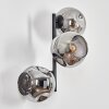 Ripoll Lampada a sfera, Applique Grigio fumo, 3-Luci