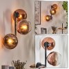 Koyoto Lampada a sfera, Applique Chiaro, Ramato, 3-Luci