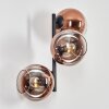 Koyoto Lampada a sfera, Applique Chiaro, Ramato, 3-Luci