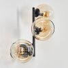 Koyoto Lampada a sfera, Applique Ambrato, Chiaro, 3-Luci