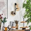 Koyoto Lampada a sfera, Applique Ambrato, Chiaro, 3-Luci