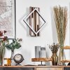 Ellekilde Applique LED Marrone, Aspetto del legno, Nero, 1-Luce