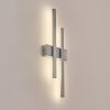 Glara Lampada da parete per esterno, Applique LED Argento, 2-Luci