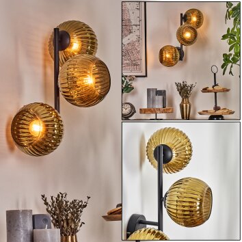 Koyoto Lampada a sfera, Applique Oro, 3-Luci
