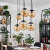 Gastor Lampadario a sospensione, Lampada a sfera, Lampada a sospensione Ambrato, 6-Luci