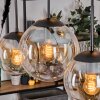 Gastor Lampadario a sospensione, Lampada a sfera, Lampada a sospensione Ambrato, Chiaro, 6-Luci