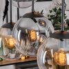 Gastor Lampadario a sospensione, Lampada a sfera, Lampada a sospensione Ambrato, Chiaro, Grigio fumo, 6-Luci