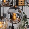 Gastor Lampadario a sospensione, Lampada a sfera, Lampada a sospensione Ambrato, Grigio fumo, 6-Luci