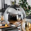 Gastor Lampadario a sospensione, Lampada a sfera, Lampada a sospensione Ambrato, Chiaro, Grigio fumo, 6-Luci