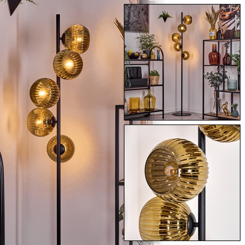 Koyoto Lampada da terra 31 cm Oro, 5-Luci main product photo