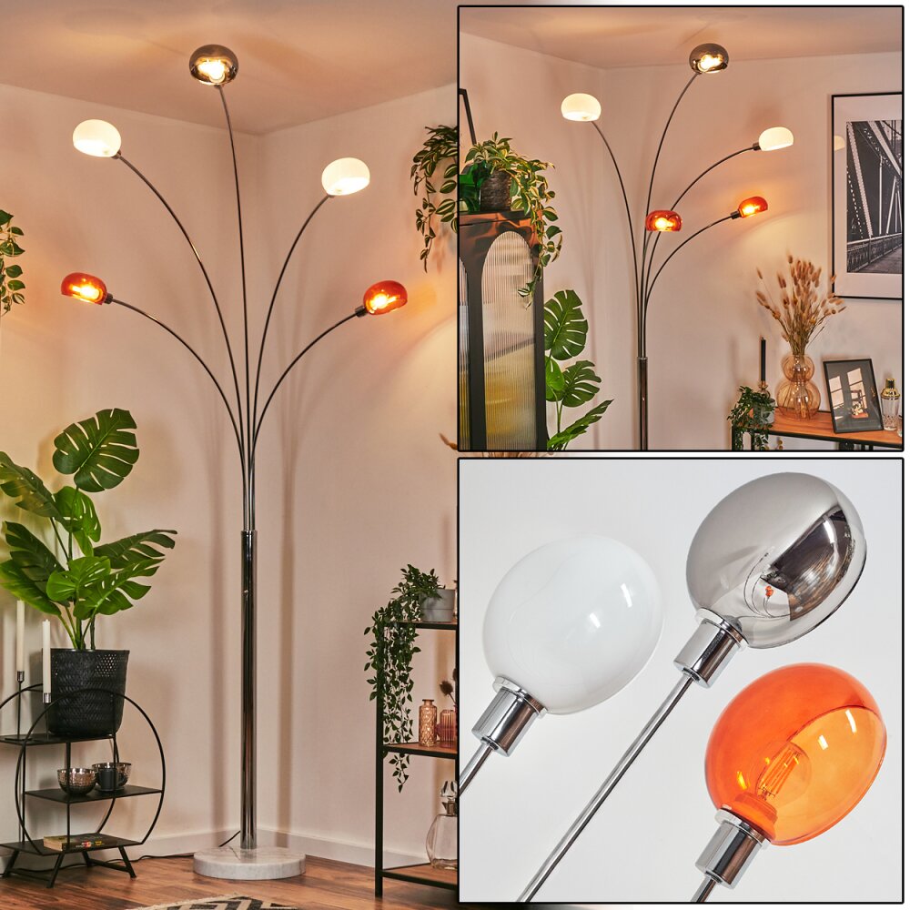 Nikkala Lampada da terra Cromo, Bianco, 5-Luci main product photo