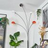 Nikkala Lampada da terra Cromo, Bianco, 5-Luci