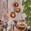 Koyoto Lampada a sfera, Applique Ramato, 3-Luci