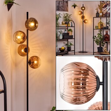 Ripoll Lampada da terra Chiaro, Ramato, 4-Luci