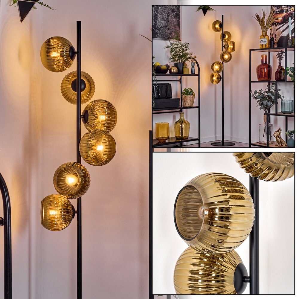 Koyoto Lampada da terra 31 cm Oro, 6-Luci main product photo