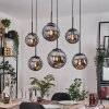 Gastor Lampadario a sospensione, Lampada a sfera, Lampada a sospensione Grigio fumo, 6-Luci