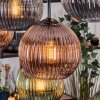 Koyoto Lampadario a sospensione, Lampada a sfera, Lampada a sospensione Écru, Nero, 8-Luci
