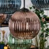 Koyoto Lampadario a sospensione, Lampada a sfera, Lampada a sospensione Écru, Nero, 8-Luci