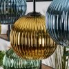 Koyoto Lampadario a sospensione, Lampada a sfera, Lampada a sospensione Écru, Nero, 8-Luci