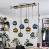 Koyoto Lampadario a sospensione, Lampada a sfera, Lampada a sospensione Écru, Nero, 8-Luci