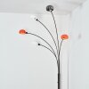 Nikkala Lampada da terra Cromo, Nero, 5-Luci