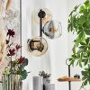 Koyoto Lampada a sfera, Applique Ambrato, Chiaro, Grigio fumo, 3-Luci