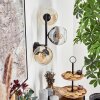 Koyoto Lampada a sfera, Applique Ambrato, Chiaro, Grigio fumo, 3-Luci