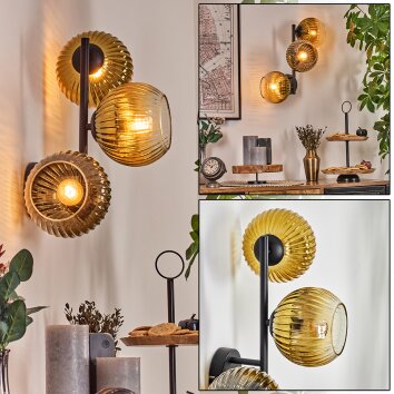 Koyoto Lampada a sfera, Applique Oro, Chiaro, 3-Luci