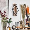 Ellekilde Applique LED Marrone, Aspetto del legno, Nero, 1-Luce