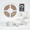 Melor Strisce LED LED Bianco, 1-Luce, Telecomando