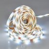 Melor Strisce LED LED Bianco, 1-Luce, Telecomando