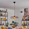 Elsa Lampadario a sospensione, Lampada a sospensione Nero, 1-Luce