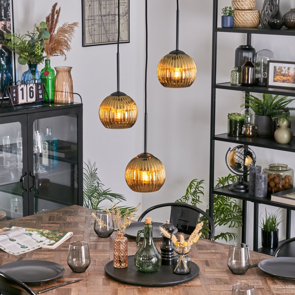 Koyoto Lampadario a sospensione, Lampada a sfera, Lampada a sospensione a cluster Oro, 3-Luci main product photo