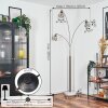 Yaak Lampada da terra Nichel opaco, Nero, Bianco, 3-Luci