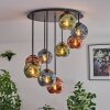 Ripoll Plafoniera, Lampada a sfera Blu, Verde, Ramato, 9-Luci