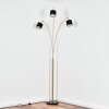 Bassagoda Lampada da terra Ottone, Nero, 3-Luci