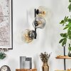 Ripoll Lampada a sfera, Applique Ambrato, Chiaro, Grigio fumo, 3-Luci