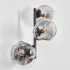 Ripoll Lampada a sfera, Applique Chiaro, Grigio fumo, 3-Luci