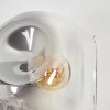 Ripoll Lampada a sfera, Applique Ambrato, Chiaro, Grigio fumo, 3-Luci