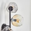 Ripoll Lampada a sfera, Applique Ambrato, Chiaro, Grigio fumo, 3-Luci