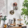 Ripoll Lampada a sfera, Applique Cromo, Oro, Chiaro, Ramato, Grigio fumo, 3-Luci
